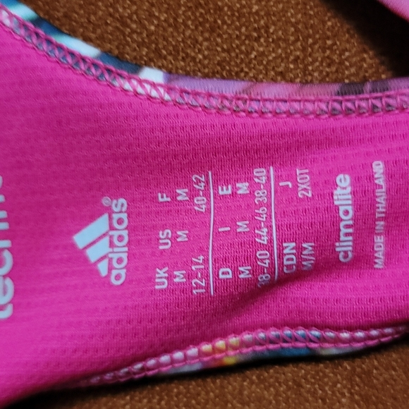 Adidas Pink and Purple Leggings for Energetic Workouts - Picture 3 of 4